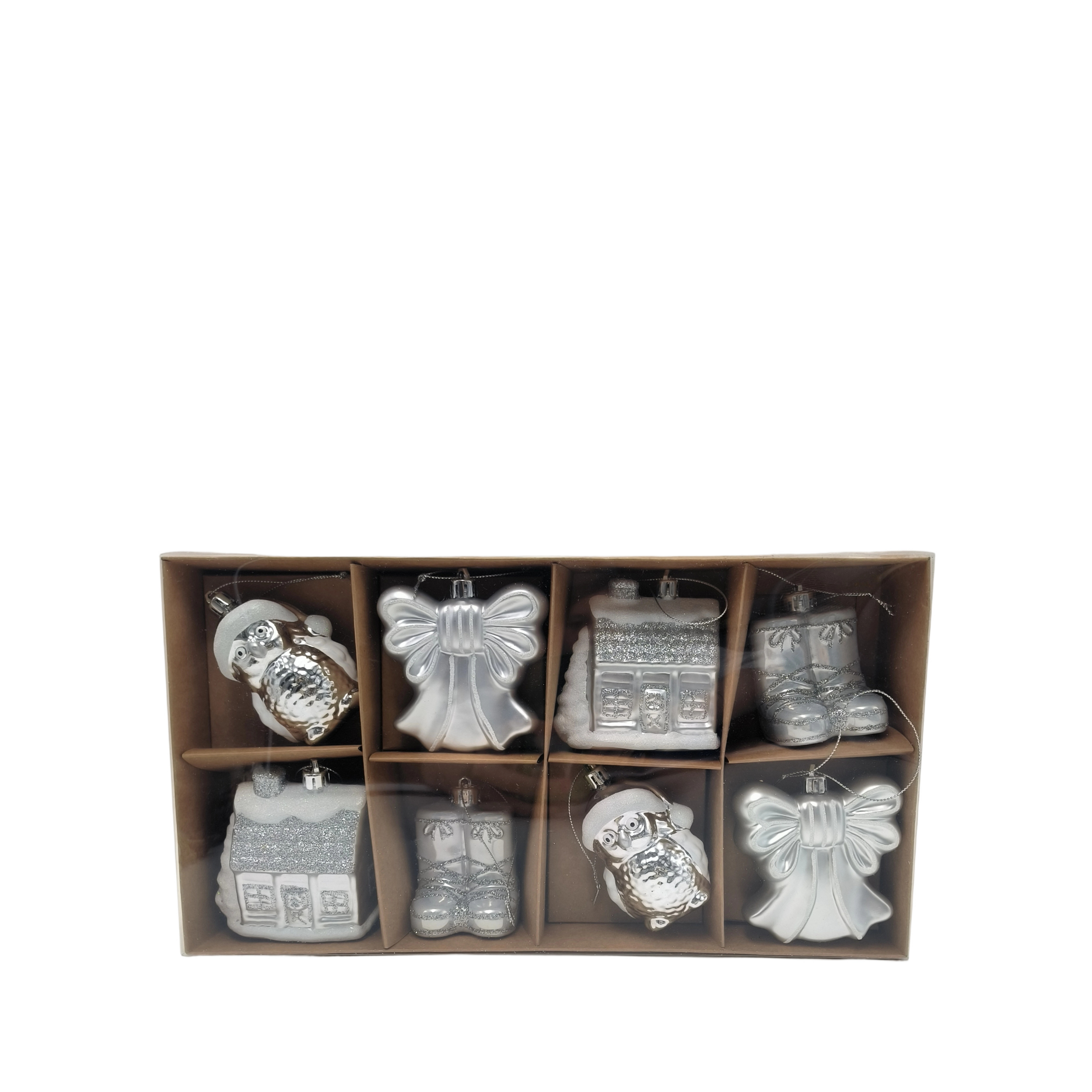 8 Stk. Snova Weihnachtskugeln